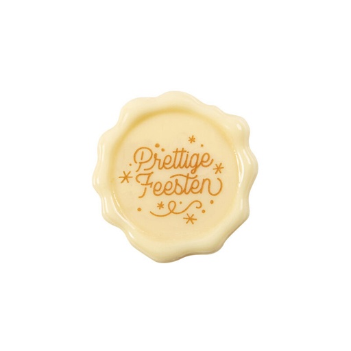 [08082171] 2015811 PRETTIGE FEESTEN WHITE CHOCOLATE STAMP 38MM120 PCES