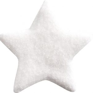 [08057544] 070409 PCB CRYSTALLIZED MERINGUE DECORATIONS STARS 4DESIGNS 120PCS ***s/cd***