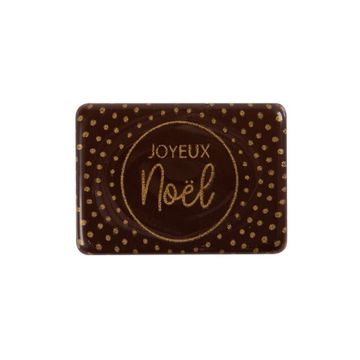 [08054649] 2015651 PLAQUETTE JOYEUX NOËL 4X2,8CM 120PCES ***S/CDE***