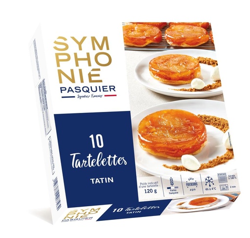 [05101997] PASQUIER 756 TARTELETTE TATIN 120G X 10 STUKS 4 DOZEN