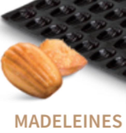 [51661077] FP-03511 FLEXIPAN® ORIGINE MADELEINES 30X20CM 8EMP 24X19,1CM 4,7X7,8CM H1,9CM