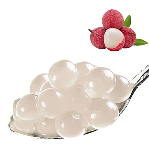 [25101216] BLACK COFFEE PERLES DE FRUITS 3,4KG GOUT LITCHIS POUR BUBBLE TEA
