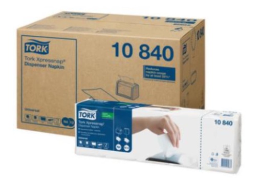 [20030027] TORK XPRESSNAP SOFT WIT NAPTKINS UNIVERSEL 8X1125 STUKKEN N4 (10840)