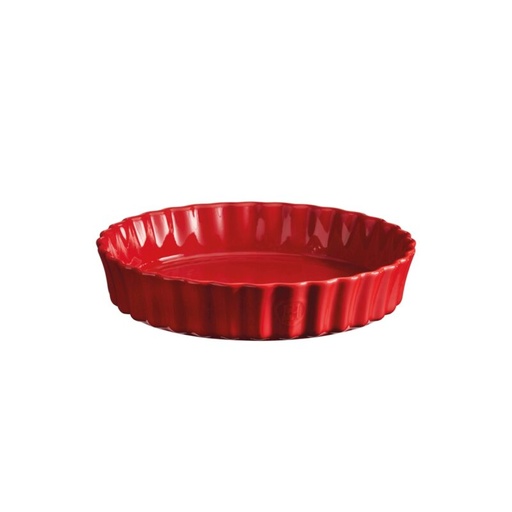 [57690019] EMILE HENRY MANQUE ROND CANNELE G.CRU 24CM 1.15L- ROUGE
