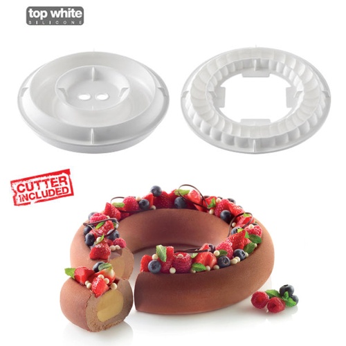 [51657220] SILIKOMART MOLD KIT SYMPHONY Ø 240MM H 47MM VOL 1400ML TORTAFLEX