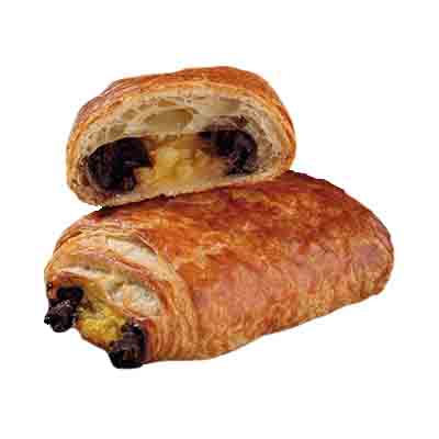[02040403] DELIFRANCE S4886 CHOCOLATE BREAD PASTRY CREAM BUTTER 15% PAC 70X90GR