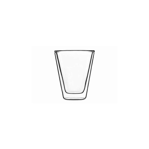 [62250086] LUIGI BORMIOLI SET 2 VERRES"CAFFEINO" 8.5CL  DOUBLE PAROI