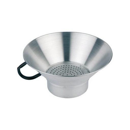 [57657790] APS "ALU" FRY COLANDER 39CM 1 BLACK HANDLE W/GREASE COLLECTOR