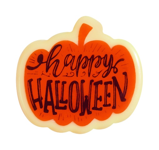 [08058051] 088100 PCB PUMPKINS CB HAPPY HALLOWEEN 4X3.7CM 108PCS ***S/CDE***