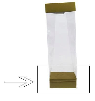 [60700282] SOCLE N°8 AMANDE POUR FOND SACHET 8X5X3CM 100PCS