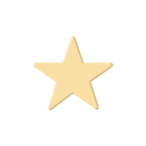 [08082199] 2021520 WHITE CHOCOLATE STAR 5.5CM 60 PCES ***ON ORDER***