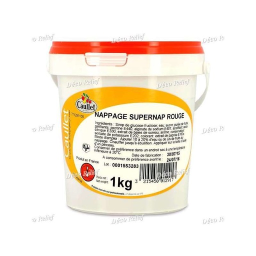 [08075090] SUPERNAP SAUS BEDEKKING CAULLET ROOD 1KG