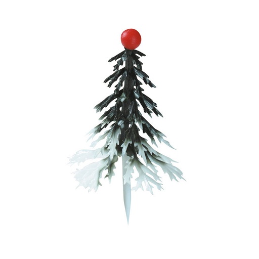[61109834] 1059834 GREEN AND WHITE FIR TREE DECOR 144PC