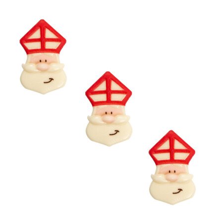 [08054390] 2036737 SAINT NICHOLAS RELIEF FACE PLATE CHOCOLATE 45X 120 PIECES