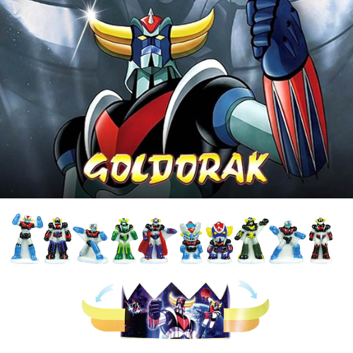 [60229129] PORSELEINEN BONEN 100STKS "GOLDORAK"+KRONEN ***NIEUW 2025***