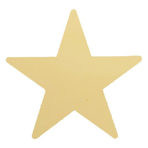 [08082198] 2021311 WHITE CHOCOLATE STAR 9CM 30 PCES ***ON ORDER***