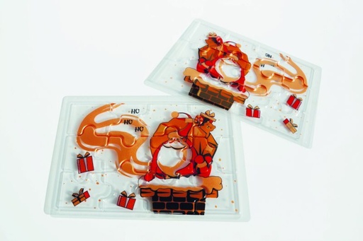 [08057889] 074201 PCB BLISTERS PUZZELS KERSTAVOND 19X13 CM 10STUKS ***S/CD***