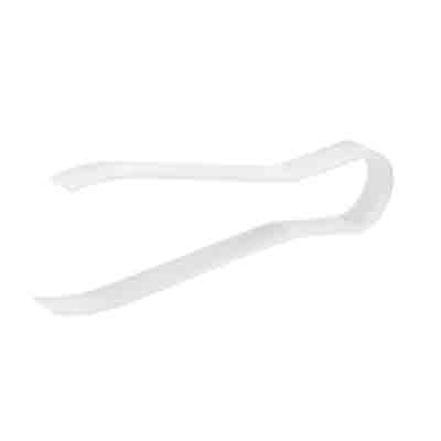 [50106011] 25CM WITTE PLASTIC CAKE TANG
