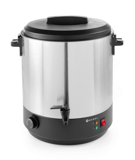 [60251396] HENDI STAINLESS STEEL MULLED WINE CASSEROLE 25L + THERMOSTAT