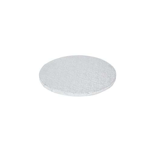 [08075446] 1030346 ROUND TRAY Ø 25CM SILVER