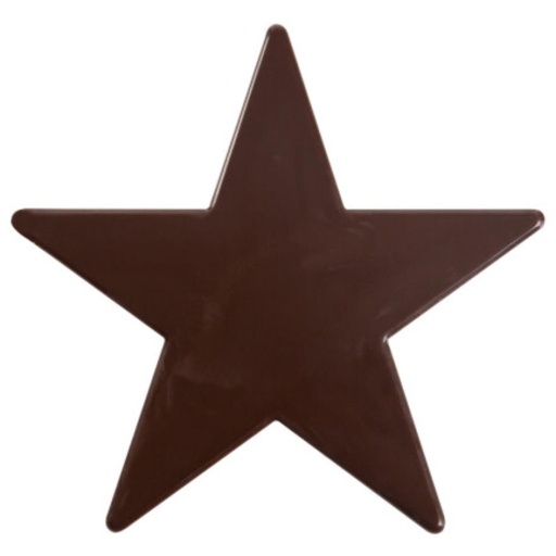 [08030797] 2015226 FONDANT CHOCOLATE STAR 9CM 30PCS=BOX