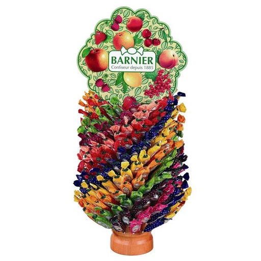 [14020316] BARNIER EMPTY DISPLAY STAND FOR 200 WOODEN LOLLIPOPS WITH CARD