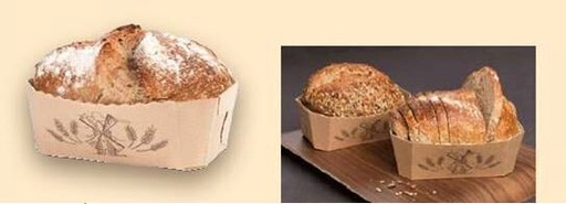 [41801983] KARTONNEN BAKVORM SPECIAAL BROOD/BRIOCHE 175X110XHT60MM PAK VAN 50 STUKS