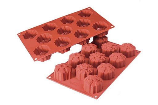 [70408266] SILIKOMART SF115 MOLD 11 SNOWFLAKES Ø56 H35MM 60ML NON-STICK GN1/3 -50° TO 250°