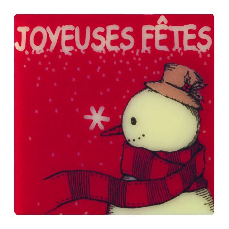[08056390] 087125 PCB VIERKANTEN CB JOYEUSES FÊTES 3,5 CM 120STUKS***S/CDE***