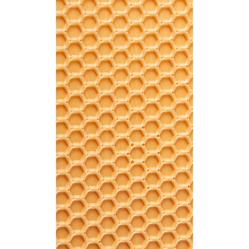 [08054335] 2075058 HONEYCOMB CHOCOLATE CARAMEL BREAKABLE PLATE 30X12CM 8 PCES