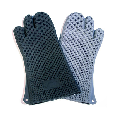 [53161023] SIILIKOMART GREY SILICONE MITT LONG MODEL 38.5X16.8CM LEFT OR RIGHT