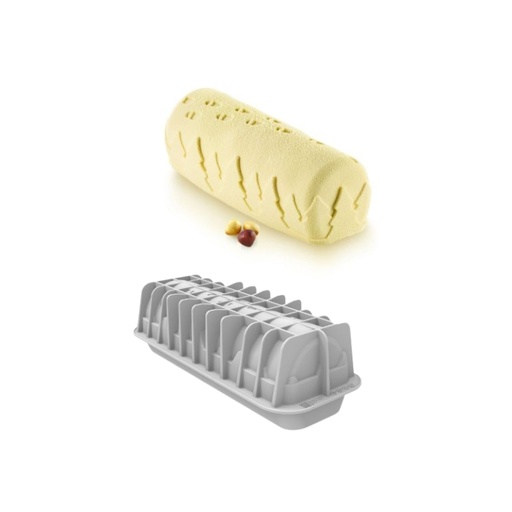 [51661566] SILIKOMART MOULE BUCHE SNOWY 248X88 H8MM - 1400ML