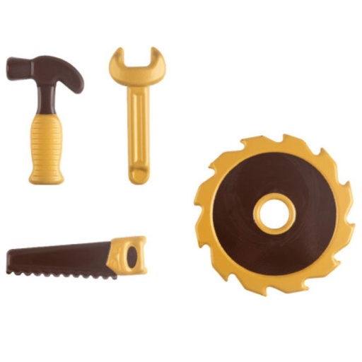 [08030897] 2010781 CHOCOLADEBE WERKINGSGEREEDSCHAP 48 STUKS ***OP BESTELLING***