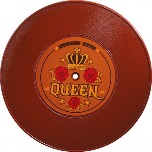 [08057568] 070436 PCB BEDRUKTE VELLEN ROCK N CHOC VOOR VINYL 6 ONTWERPEN 10,5 CM 24 STUKS ***S/CD***