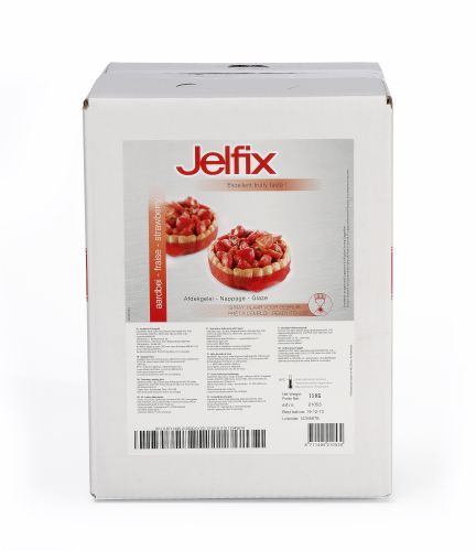 [03040204] JELFIX STRAWBERRY SPRAY COATING 13KG BOX