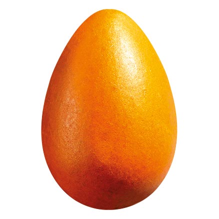 [08056908] 060970 PCB OEUFS CB DRAGÉIFIÉS OR 3,4X2,3 CM 63PCES ***S/CD***