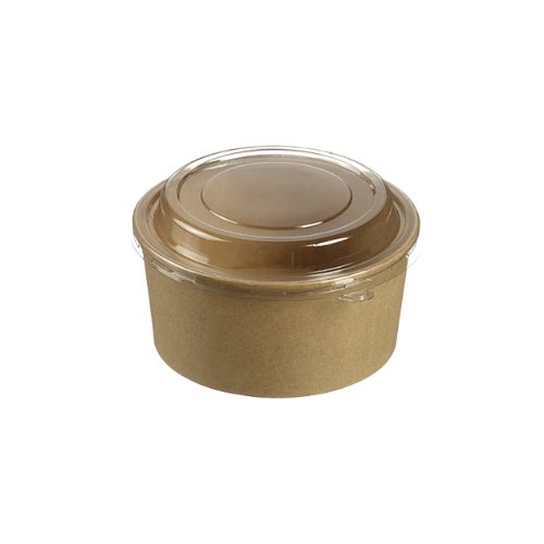 [45000441] ECOKRAFT2 RONDE SLAKOM MET DEKSEL 850ML Ø14,5CM  HT7,1CM 25STKS