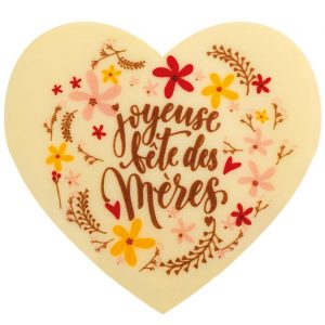 [08057840] 074147 PCB COEURS CB UN BOUQUET POUR MAMAN 5,8X5,4CM 50PCES ***S/CD***