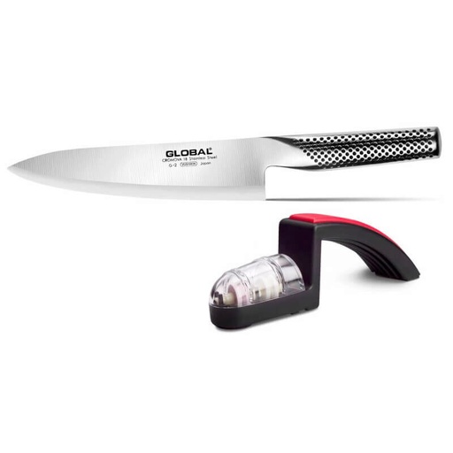[57661625] GLOBAL G-2220BR SET 1/2 CHEF G2+AFFUTEUR MICROSHARP