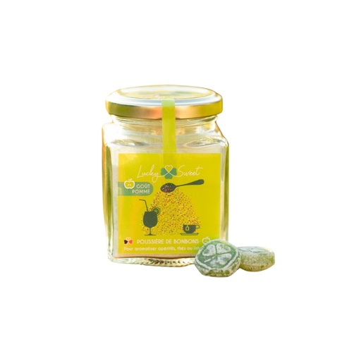 [14100648] BONBON LUCKY SWEET POUSSIERE DE POMME 150GR