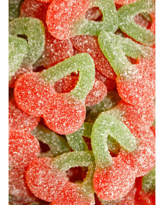 [14100187]  HARIBO HAPPY CHERRIES CHERRY FIZZ CANDIES 1KG