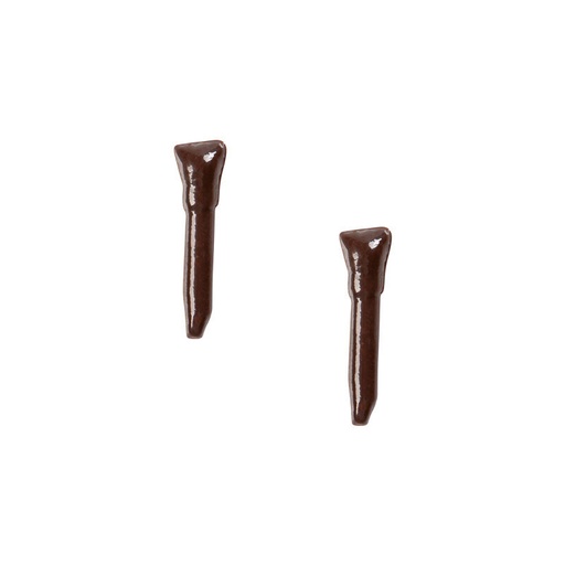 [08054011] 2034402 CHOCOLADE APPEL STEEL 28X7MM 480 STUKS ***OP BESTELLING***