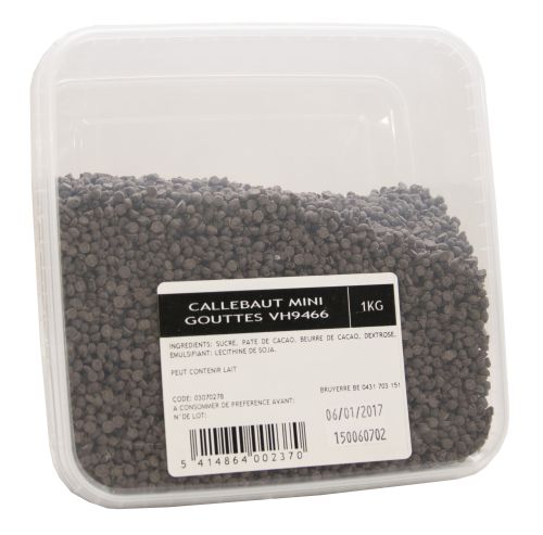 [03070278] CALLEBAUT VH-9466 MINI-DRUPPELS XS ZAK VAN 1KG = KG