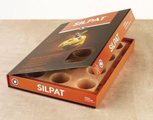 [51661123] SILPAT® ORIGINELE MUFFINS 12EMP 40X30CM Ø6,5CM H3,7CM