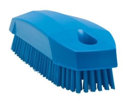 [50261040] VIKAN 64403 HARD POLYESTER NAIL BRUSH BLUE 118MMX45X38MM