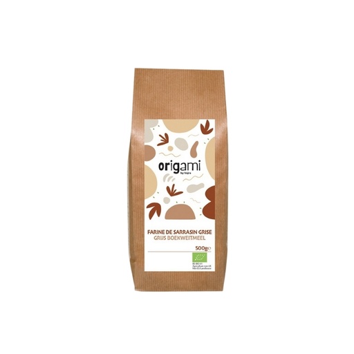 [08059067] ORIGAMI ORGANIC GREY BUCKWHEAT FLOUR 500GR