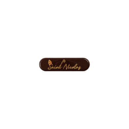 [08054392] 2036734 SAINT NICOLAS CHOCOLATE PLATE 50X15MM 256 PIECES