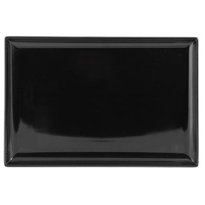 [57660237] PLATEAU MELAMINE NOIR 25X17