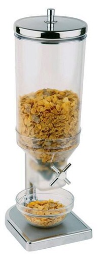 [57657788] APS DISTRIBUTEUR DE CEREALES GRIS - 21.5x17xH54cm - 4.5L