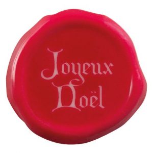 [08057287] 065104 PCB PAG WAXZEGELSTEMPELS JOYEUX NOËL Ø 3,5 CM 63 STUKS ***S/CD***